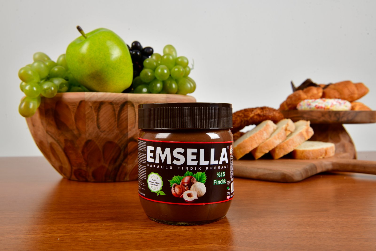 Emsella Kakaolu Fındık Kreması 400gr Cam kavanoz